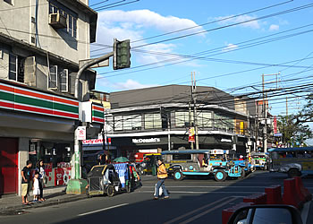 マニラ首都圏のローカル居住エリアの写真
