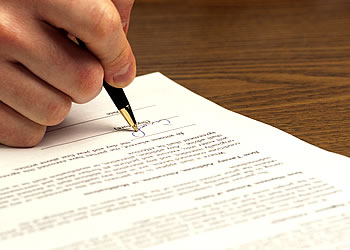 英文契約書のイメージ画像